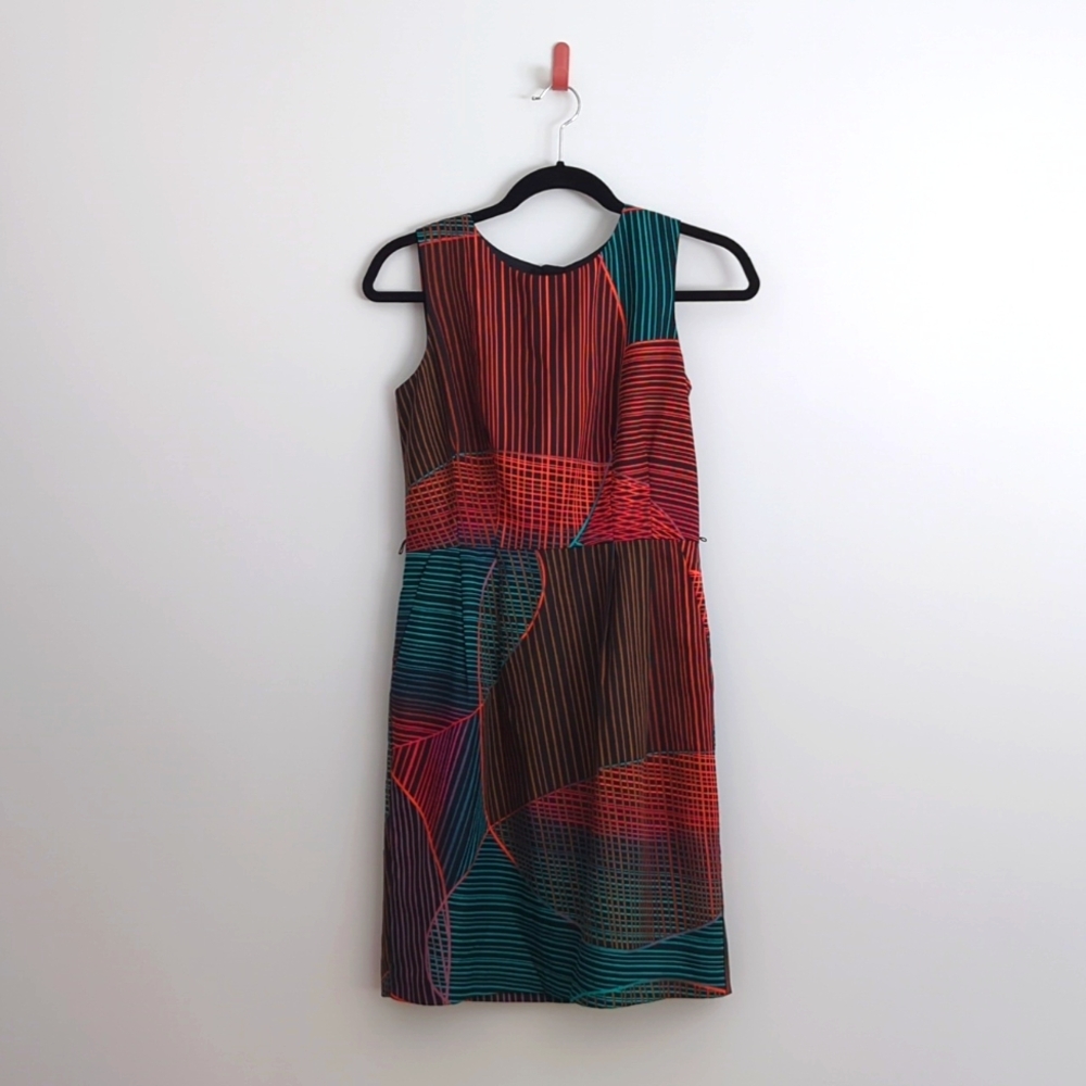 Jessica Simpson Shift Dress, Geometric pattern, Size 6